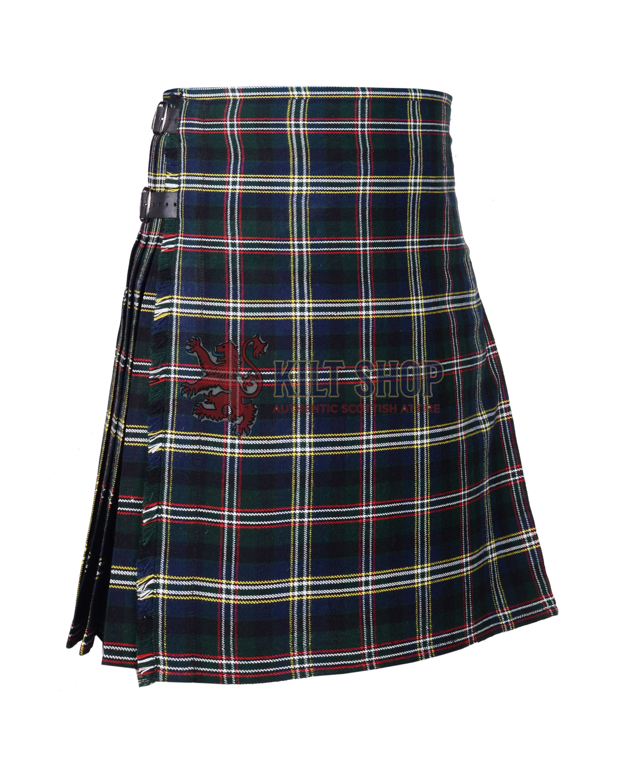 Scott Green Tartan 8 Yard Kilt - Image 3