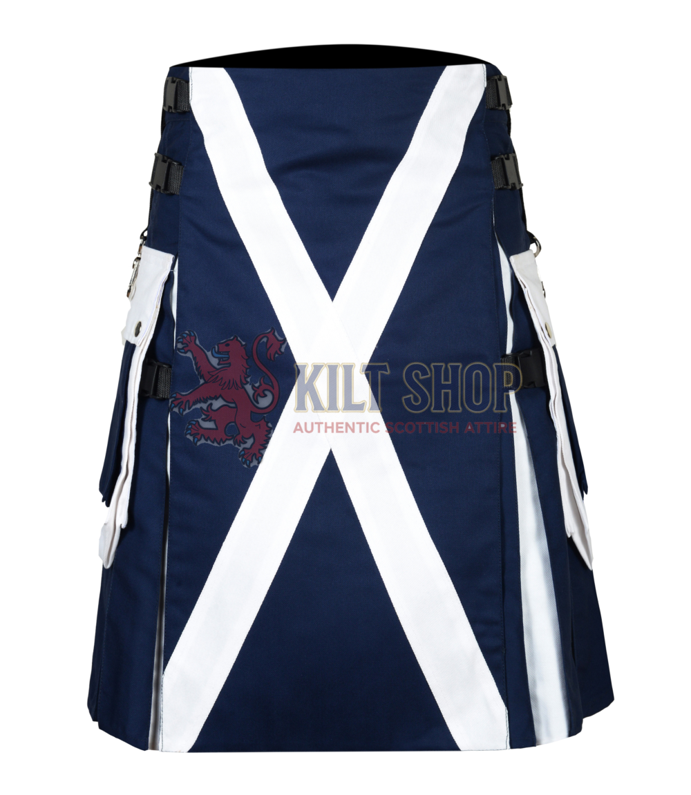 Scottish Scotland Flag Utility Kilt
