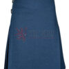 Smoking Blue Wool Kilt