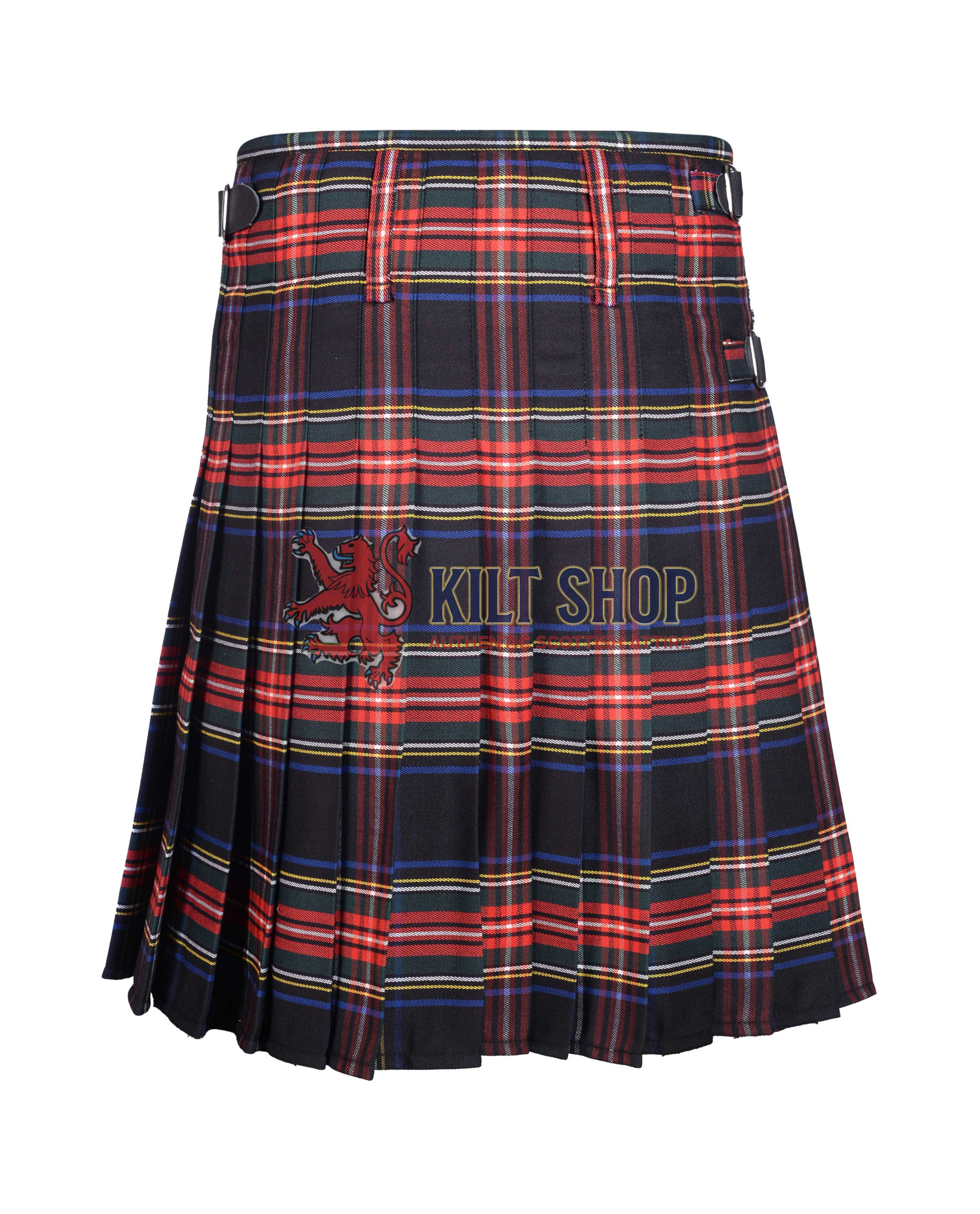 Stewart Black Tartan 8 Yard Kilt