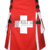 Swiss Flag Utility Kilt