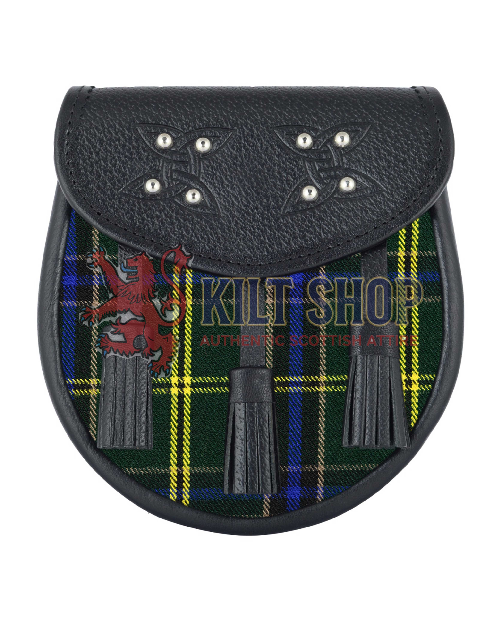 Men's Scottish US Army Tartan Sporran
