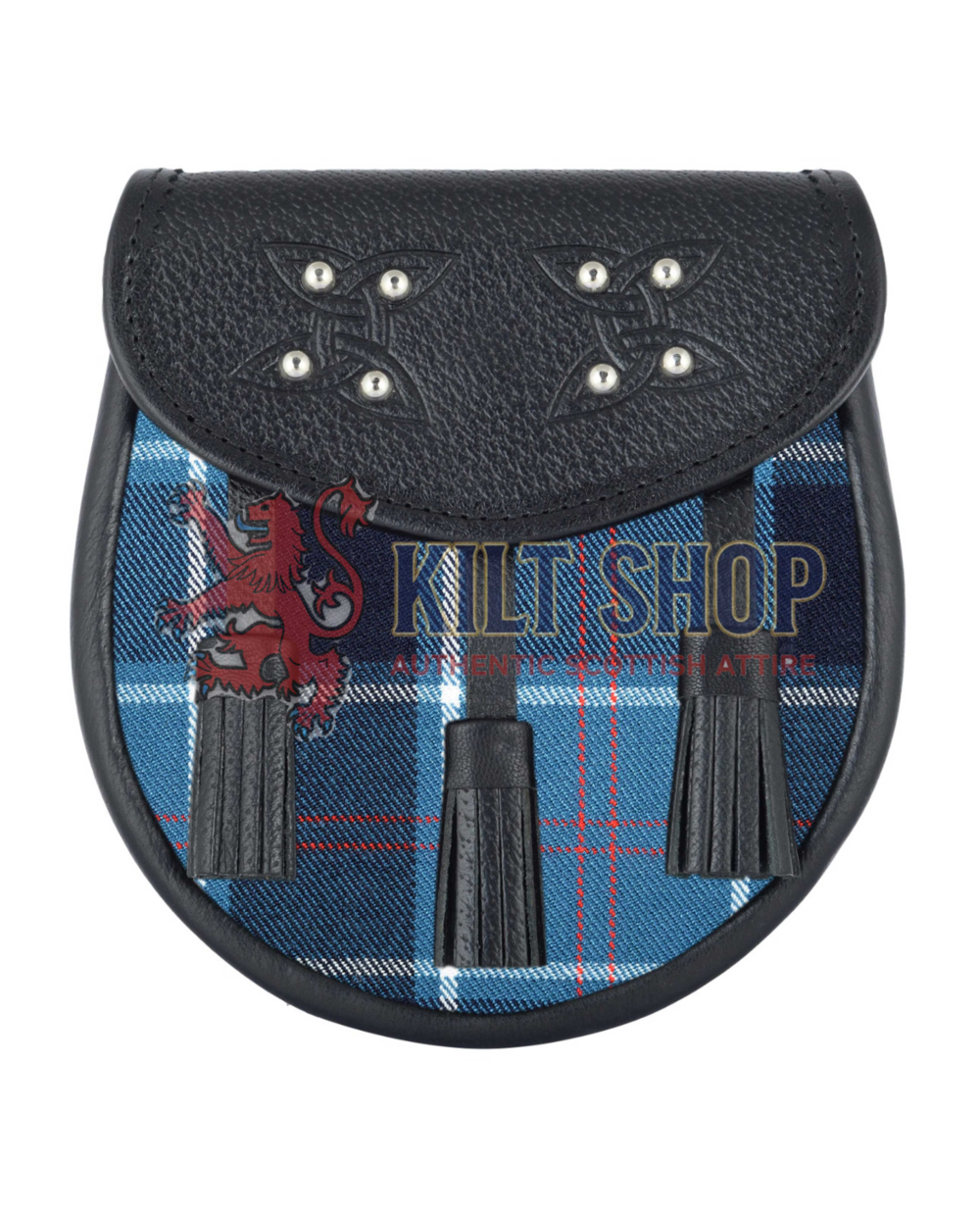 Men's Scottish US Navy Tartan Sporran