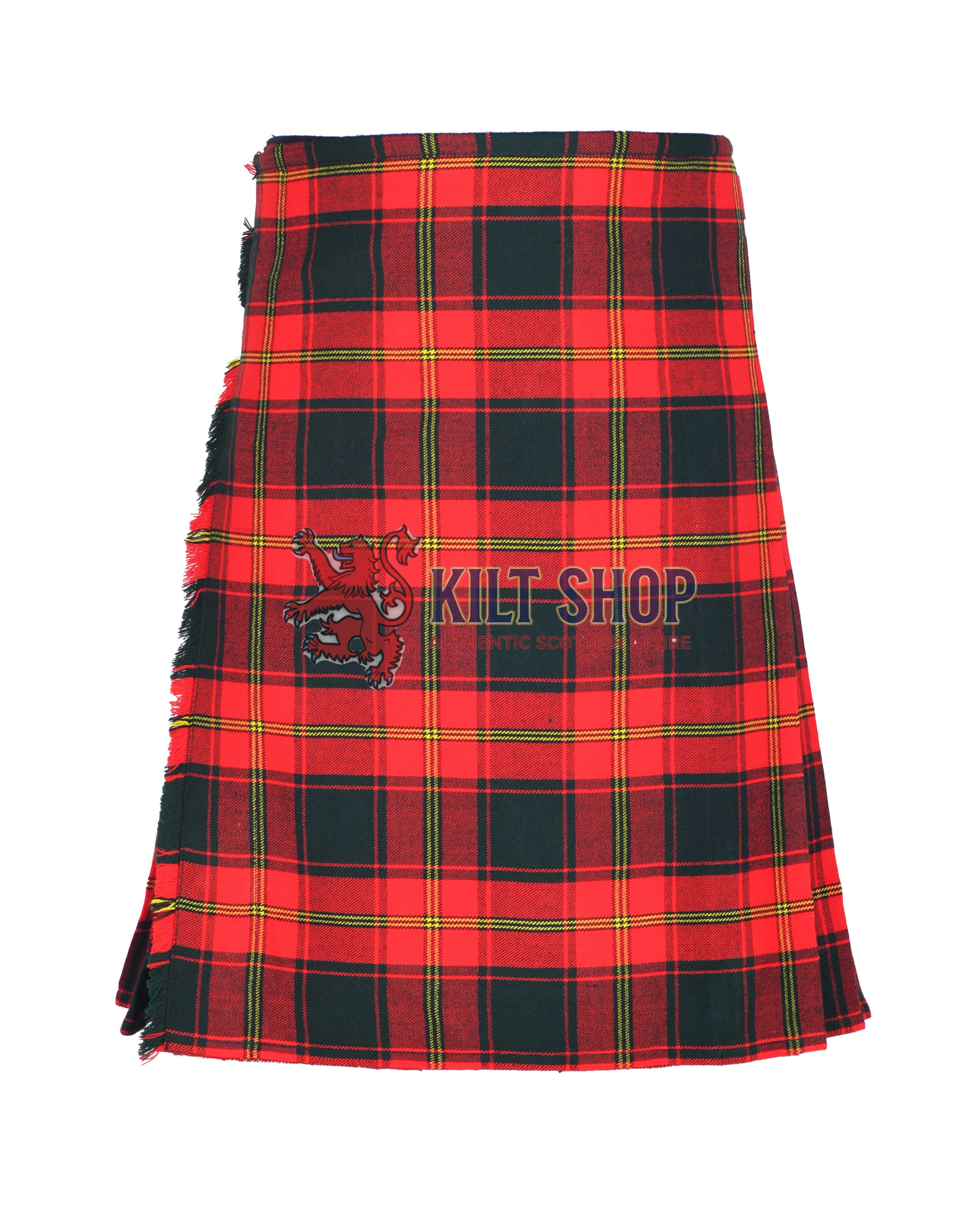 Ulster Red Modern Tartan 8 Yard Kilt