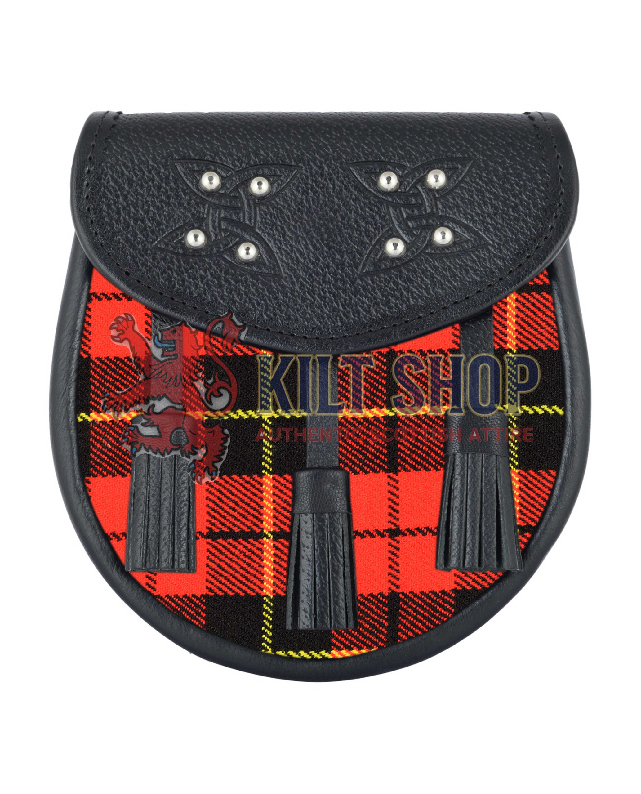 Men's Scottish Wallace Tartan Sporran