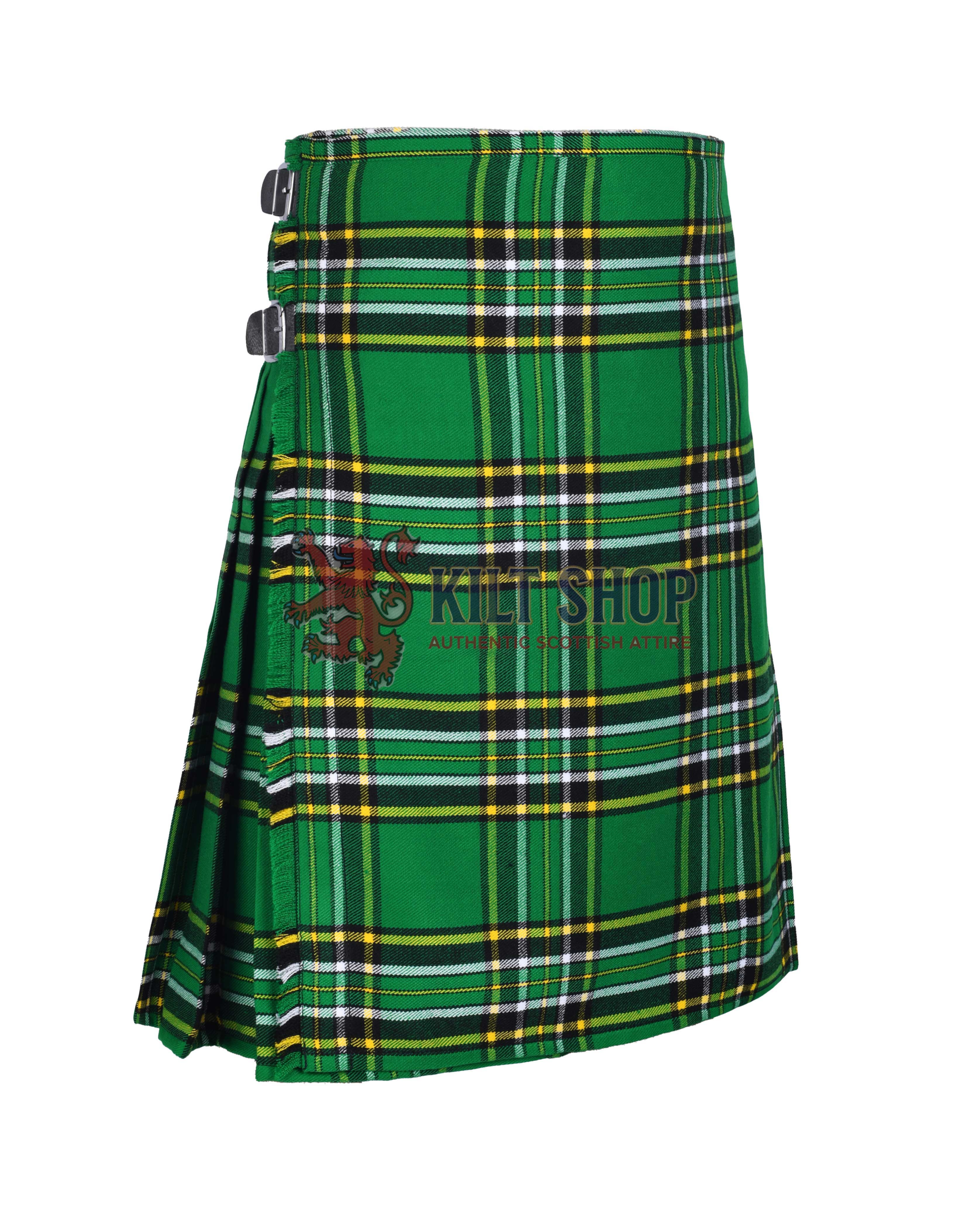 irish national Tartan 8 Yard Kilt - Image 2