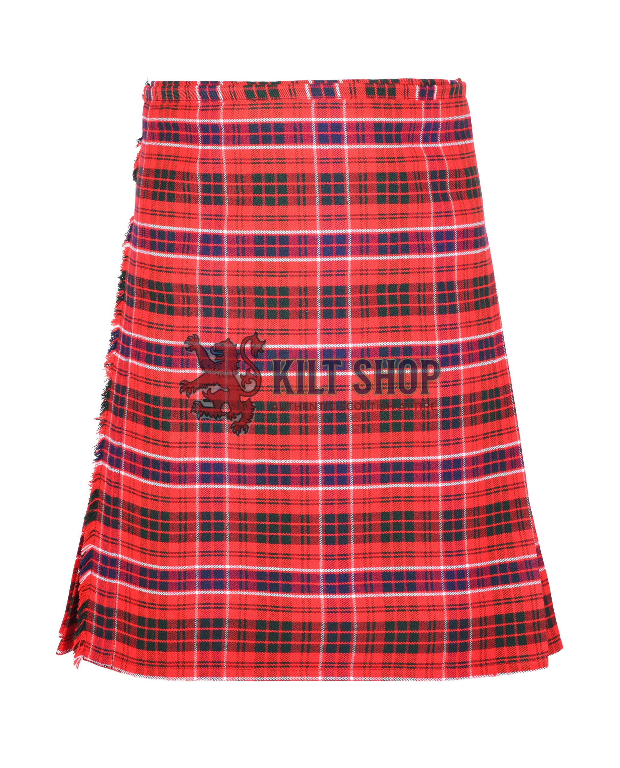 Macrae Red Tartan 8 Yard Kilt